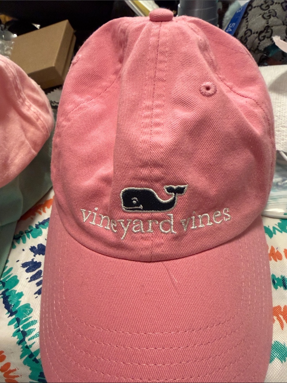 NEW not worn Vineyard Vines Pink adult  Whale Hat